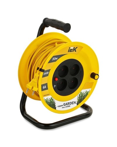 УК30 4 места, 30м (WKP23-06-04-30). Удлинитель на катушке Garden. IEK в Братске