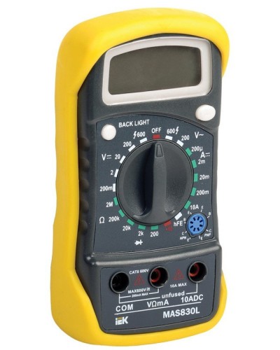 Мультиметр цифровой Master MAS830L (TMD-3L-830). Мультиметр цифровой. IEK в Братске