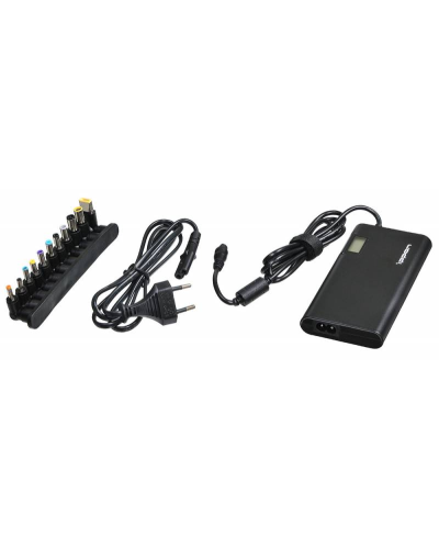 Блок питания Ippon SD90U автоматический 90W 15V-19.5V 11-connectors 4.5A 1xUSB 2.1A, LCD индикатор (705053). Блок питания. Ippon в Братске