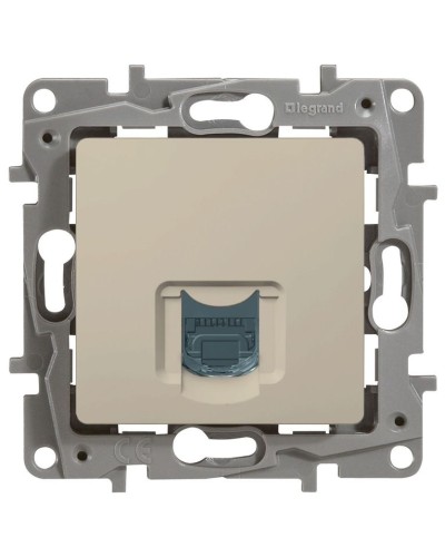 Розетка 5e, UTP, 1хRJ45, ETIKA, слоновая кость (672341). Розетка. LegranD в Братске