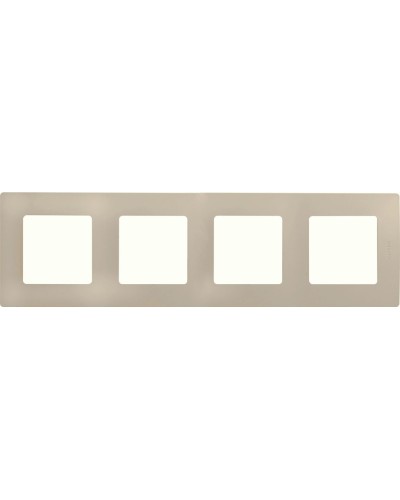 Рамка 4 поста ETIKA, слоновая кость (672514). Рамка. LegranD в Братске
