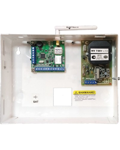 NV 1010c. Устройство оконечное объектовое приемно-контрольное c GSM коммуникатором. NAVIgard в Братске