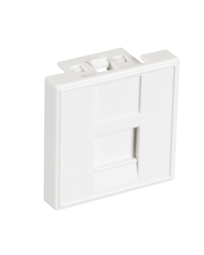 EC-IMF-1-WT-10 (10шт). Вставка 45x45 (Mosaic) для 1 модуля Keystone Jack. NETLAN в Братске
