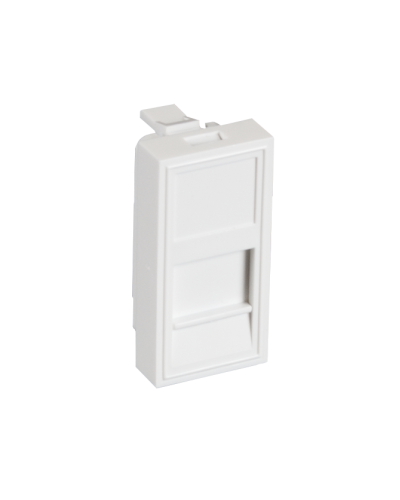EC-IMH-1-WT-10 (10шт). Вставка 45x45 (Mosaic) для 1 модуля Keystone Jack. NETLAN в Братске