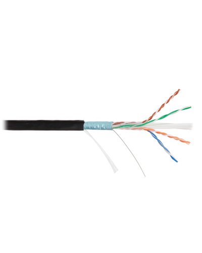 F/UTP 4pair, Cat6, Solid, Out, PVC (NMC 4240B-BK). Кабель «витая пара» (LAN) для структурированных систем связи. NIKOMAX в Братске