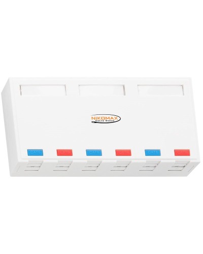 NMC-MB6P-ST-WT. Корпус настенной розетки. NIKOMAX в Братске