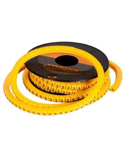 NMC-CMR-0-YL-500 (500шт). Маркер кабельный. NIKOMAX в Братске