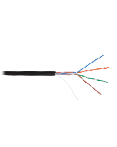U/UTP 4pair, Cat5e, Solid, Out, PVC (NMC 9100B-BK). Кабель «витая пара» (LAN) для структурированных систем связи. NIKOMAX в Братске