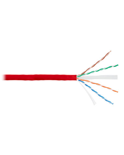 U/UTP 4pair, Cat6, Solid, In, нг(А)-HF (NMC 4140C-RD). Кабель «витая пара» (LAN) для структурированных систем связи. NIKOMAX в Братске