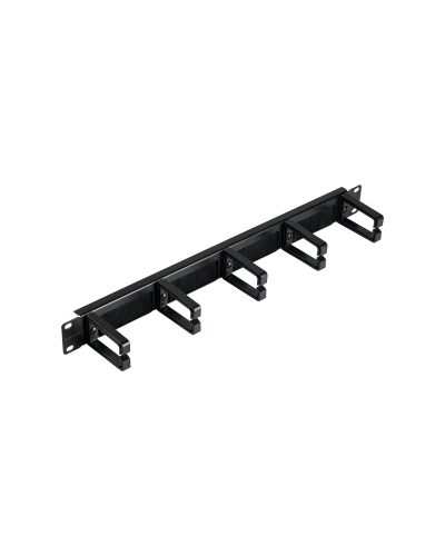 NMC-OP530HB-1U-BK-2 (2 шт). Кабельный органайзер 19 с щёточным вводом. NIKOMAX в Братске