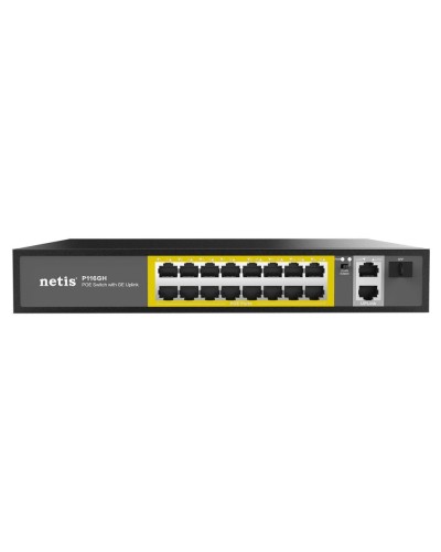 Netis P116GH. Коммутатор сетевой PoE неуправляемый. Netis в Братске