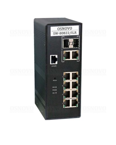 SW-80822/ILR. Коммутатор 10-портовый Gigabit Ethernet с PoE. OSNOVO в Братске