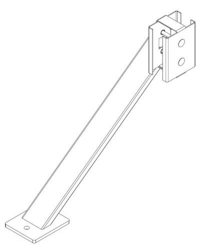PERCo-MB-16.9. Упор для стоек секции ограждения. PERCo в Братске