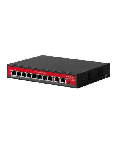 PND-08P-2M-BT1 (120W). Коммутатор AI 10-портовый с функцией PoE. Polyvision в Братске