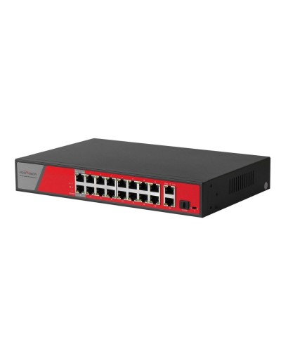 PND-16P-2G1F-BT2 (300W). Коммутатор гибридный 16+2+1 с PoE. Polyvision в Братске