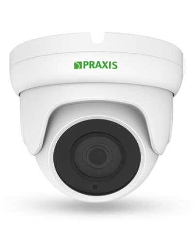 PE-7141IP 2.8. Видеокамера IP купольная. Praxis в Братске