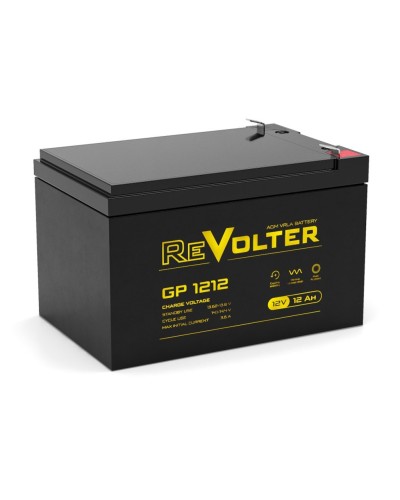 Revolter GP 1212. Аккумулятор автомобильный герметичный свинцово-кислотный. Revolter в Братске
