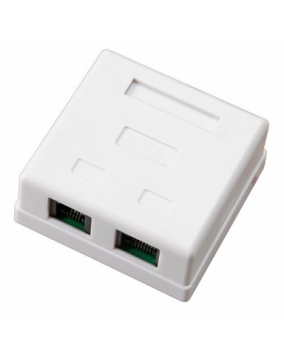 Розетка компьютерная внешняя 2-порта, UTP RJ-45 (8P8C), CAT 5e REXANT (03-0151): Розетка RJ-45 в Братске