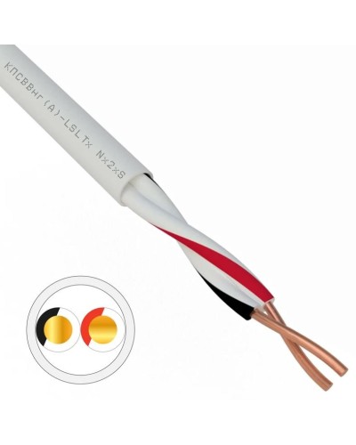 КПСВВнг(А)-LSLTx 1х2х0,75 REXANT (01-4871). Кабель для систем передачи данных пониженной пожароопасности c низким дымо- и газовыделением, с низкой токсичностью продуктов горения. Rexant в Братске