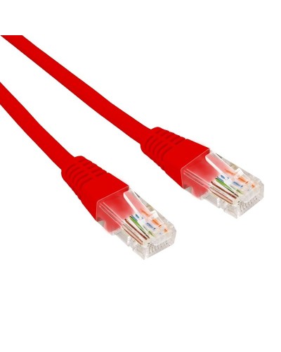Патч-корд U/UTP CAT 6, RJ45-RJ45, 26AWG, LSZH, красный, 5м REXANT (02-0293-5). Патч-корд UTP. Rexant в Братске