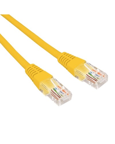 Патч-корд U/UTP CAT 6, RJ45-RJ45, 26AWG, LSZH, желтый, 3м REXANT (02-0295-3). Патч-корд UTP. Rexant в Братске
