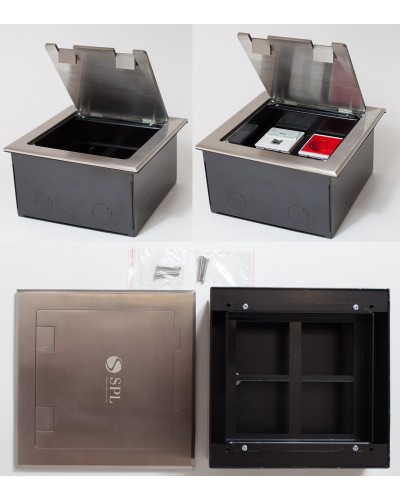 Люк на 4 поста (45х45), из нержавеющей стали, с коробкой, IP40 (300014). Люк. SPL в Братске