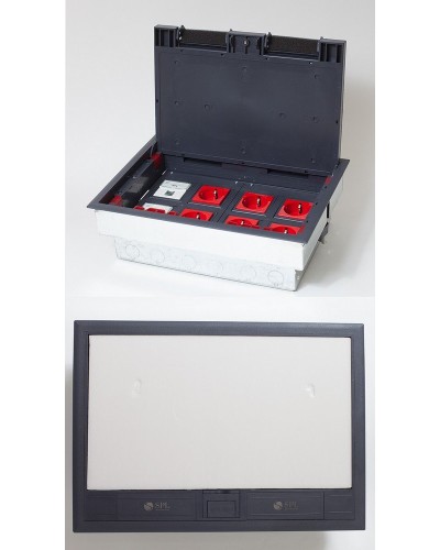 Люк на 8 постов (45х45), металл/пластик, с металлической коробкой, IP40 (300009). Люк. SPL в Братске