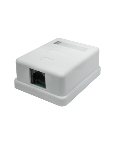 Розетка настенная RJ-45, 8P8C, Cat.5e, 1 порт UTP (10-0307): Компьютерная розетка в Братске