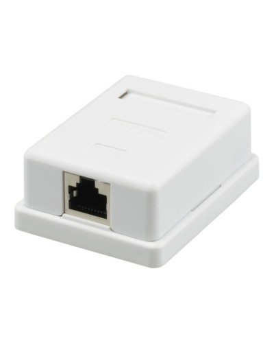 Розетка настенная RJ-45, 8P8C, Cat.5e, 1 порт FTP (10-0354). Компьютерная розетка. SUPRLAN в Братске