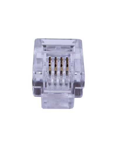 Коннекторы 4P4C (RJ-11) (100шт) (10-0229). Телефонный разъем 4P4C (RJ-11). SUPRLAN в Братске