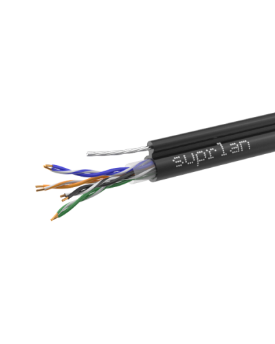 UTP Cat.5e 4x2xAWG24 Cu PE Outdoor T-FG8 (трос) Standard (01-0322-1). Кабель «витая пара» (LAN) для структурированных систем связи. SUPRLAN в Братске