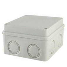 Коробка ОП 110х110х70мм, крышка на винтах, IP55, 8вх., без гермовводов (SQ1401-0824). Распаячная коробка. TDM ЕLECTRIC