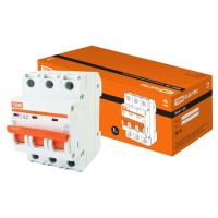 ВА47-29 3Р 40А 4,5кА х-ка С (SQ0206-0113). Автоматический выключатель. TDM ЕLECTRIC
