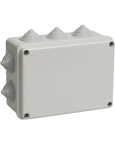 Коробка ОП 190х140х70мм, крышка, IP44, 10 гермовводов (SQ1401-1243). Распаячная коробка. TDM ЕLECTRIC в Братске