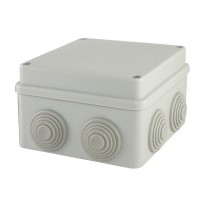 Коробка ОП 110х110х70мм, крышка на винтах, IP55, 8вх. (SQ1401-0124). Распаячная коробка. TDM ЕLECTRIC