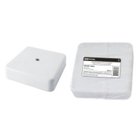Коробка КР 75х75х20 ОП белая, IP40 (SQ1401-0903). Распаячная коробка. TDM ЕLECTRIC