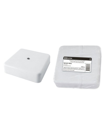 Коробка КР 75х75х20 ОП белая, IP40 (SQ1401-0903). Распаячная коробка. TDM ЕLECTRIC в Братске