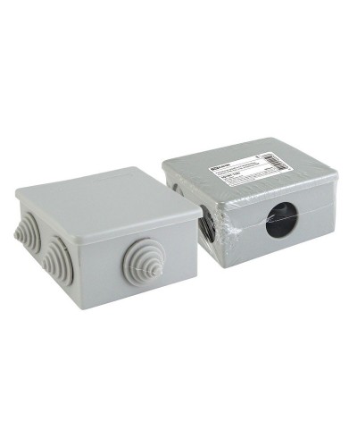 Распаячная коробка ОП 80х80х40мм, крышка, IP44, 6 вх. TDM (SQ1401-1235). Распаячная коробка ОП. TDM ЕLECTRIC в Братске