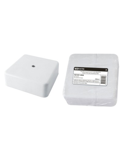 Коробка КР 100х100х44 ОП белая, IP40 (SQ1401-0909). Распаячная коробка. TDM ЕLECTRIC в Братске