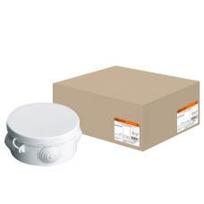 Коробка ОП D85х40мм, крышка, IP54, 4вх. (SQ1401-0102). Распаячная коробка. TDM ЕLECTRIC