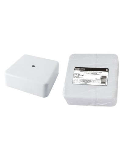 Коробка КР 50х50х20 ОП белая, IP40 (SQ1401-0901). Распаячная коробка. TDM ЕLECTRIC в Братске
