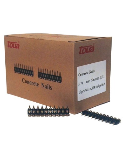 Гвоздь 2.7x25 smooth EG (1000 шт./уп.) (2725smoothEG). Гвозди универсальные. Toua в Братске
