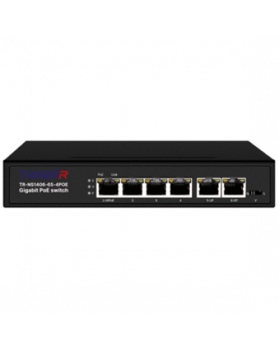 TR-NS1406-65-4POE. Коммутатор с PoE. Trassir в Братске