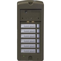 БВД-306CP-6. Блок вызова домофона. VIZIT