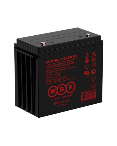 WBR EVX135-12G. Аккумулятор герметичный свинцово-кислотный. WBR в Братске
