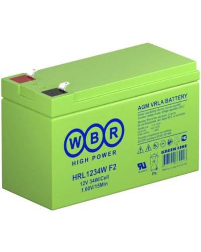 WBR HRL1234W F2. Аккумулятор герметичный свинцово-кислотный. WBR в Братске