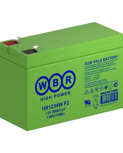 WBR HR1234W F2. Аккумулятор герметичный свинцово-кислотный. WBR в Братске
