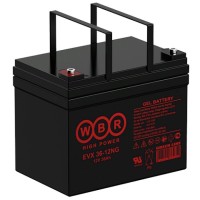 WBR EVX36-12G. Аккумулятор герметичный свинцово-кислотный. WBR