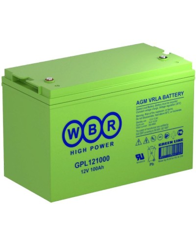 WBR GPL121000A. Аккумулятор герметичный свинцово-кислотный. WBR в Братске