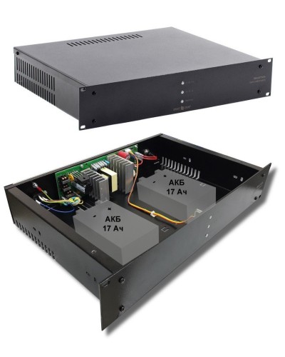 СКАТ-1200И7 RACK (СКАТ ИБП-12/5-2x17-RACK) (2142). Источник вторичного электропитания резервированный. Бастион в Братске